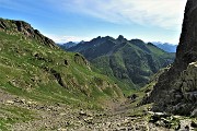 20 Alla Bocchetta di Valpianella sguardo al percorso di salita fatto 